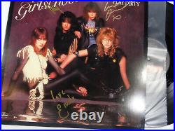 Signed Girlschool Autographed Play Dirty 12 Lp Certified Jsa Coa # Ii10493