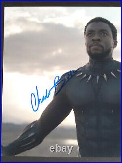 Signed Photo Chadwick Boseman Black Panther Autograph with COA