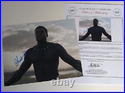 Signed Photo Chadwick Boseman Black Panther Autograph with COA