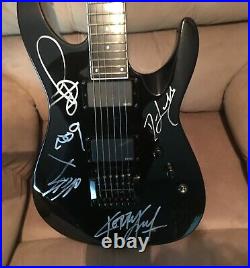 Slayer Autographed ESP LTD Jeff Hanneman Guitarvery rare entire band signed