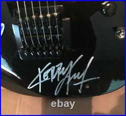 Slayer Autographed ESP LTD Jeff Hanneman Guitarvery rare entire band signed