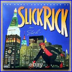 Slick Rick Signed The Great Adventures Of Vinyl 12 Rap Record 2x LP Autograph