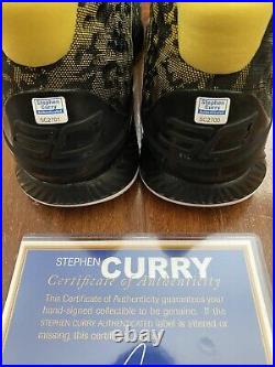 Stephen Curry 1 Under Armour Autograph shoes Sz 13 Rare with COA Away Colorway