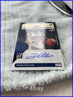 TRUE 1/1 BLACK FINITE One Of One Deron Williams Nets Jazz