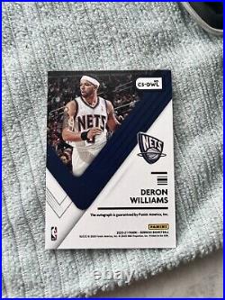 TRUE 1/1 BLACK FINITE One Of One Deron Williams Nets Jazz