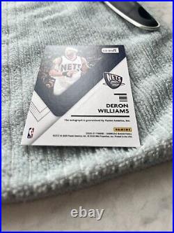 TRUE 1/1 BLACK FINITE One Of One Deron Williams Nets Jazz