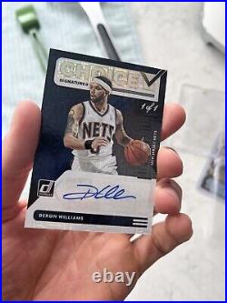 TRUE 1/1 BLACK FINITE One Of One Deron Williams Nets Jazz