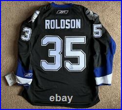 Tampa Bay Lightning Autographed Dwayne Roloson Jersey NWT