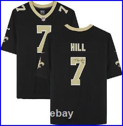Taysom Hill New Orleans Saints Autographed Nike Black Game Jersey
