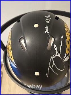 Trevor Lawrence Autographed Riddell Speed Helmet Fanatics Certified Authentic