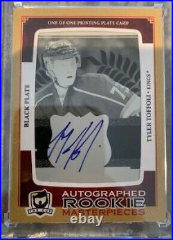 Tyler Toffoli 13-14 The Cup Rookie Auto Black Printing Plate 1/1