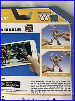 WWE Mattel Retro Iron Sheik Autographed Figure WithProtector WWF MOC