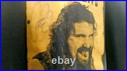 WWF Mick Foley Cactus Jack Autograph Stadium T-Shirt Rare 2XL New