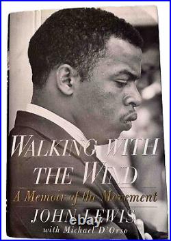 Walking With The Wind A Memoir SIGNED by John Lewis to Betty Mae Flikes 1998