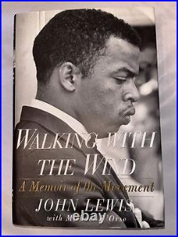 Walking With The Wind A Memoir SIGNED by John Lewis to Betty Mae Flikes 1998