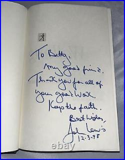 Walking With The Wind A Memoir SIGNED by John Lewis to Betty Mae Flikes 1998