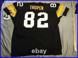 Yancey Thigpen Steelers Signed Autographed Authentic Starter Football Jersey Nwt